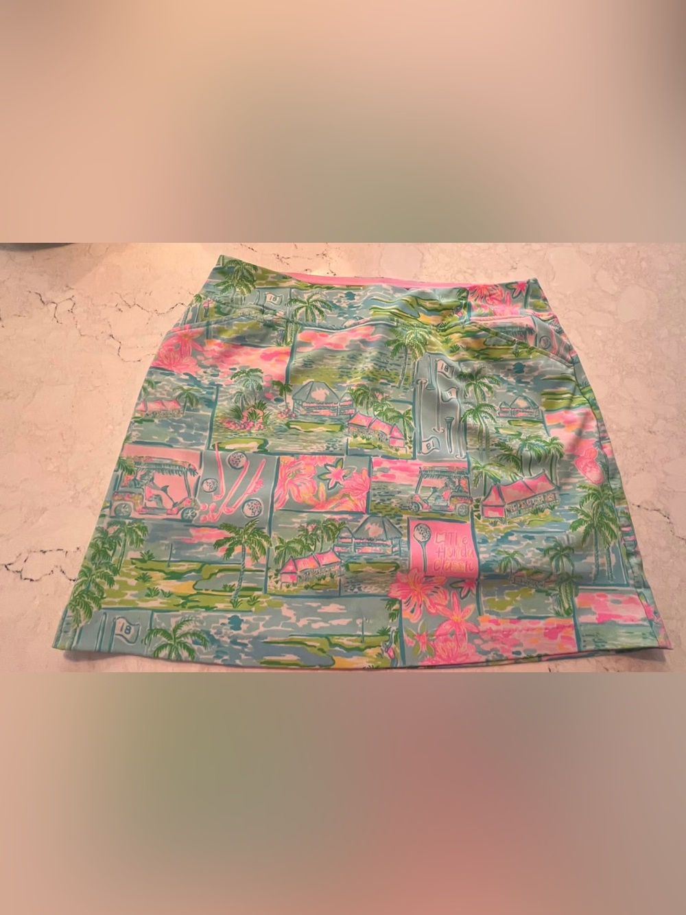Lilly Pulitzer Luxletic Golf Skort Sz 14 EUC